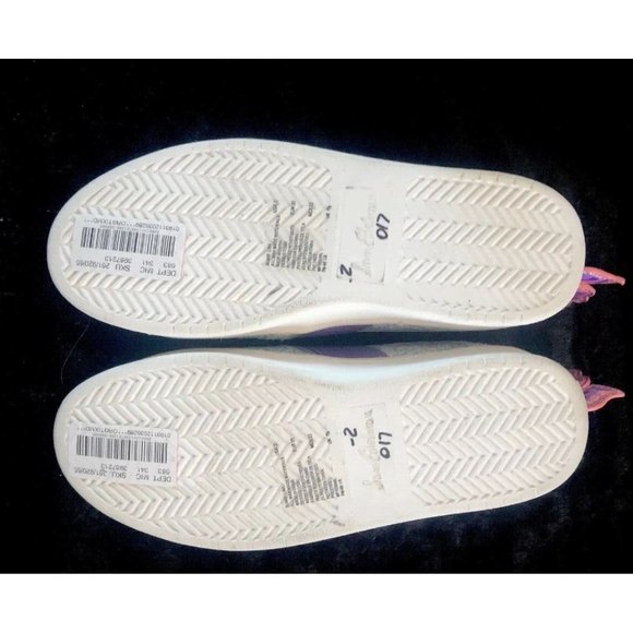 Sam Edelman Girls Slip On Glitter Fairy Sneakers/Iridescent Wings SZ: 2- - Picture 6 of 12